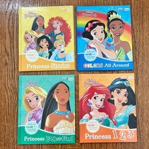 Disney Princesses 4 book bundle